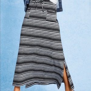 Talbots Patch-Pocket Stripe Maxi Skirt (Petite)
